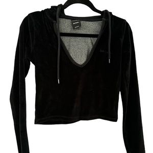 IETS FRANS Urban Outfitters Black Hoodie Top